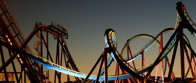 Roller Coaster as a metaphor for language learning